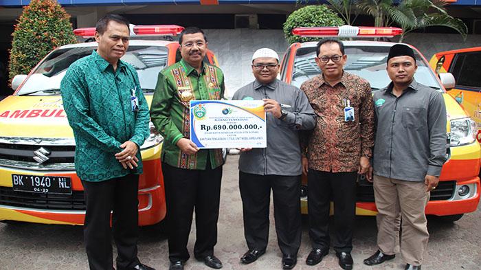 Bank Sumut Berikan Bantuan Mobil Ambulans, Alokasikan CSR Senilai Rp 25,2 Miliar