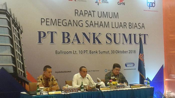 Gubernur: Berharap Pengembangan Permodalan Bank Sumut di Atas 50 Persen