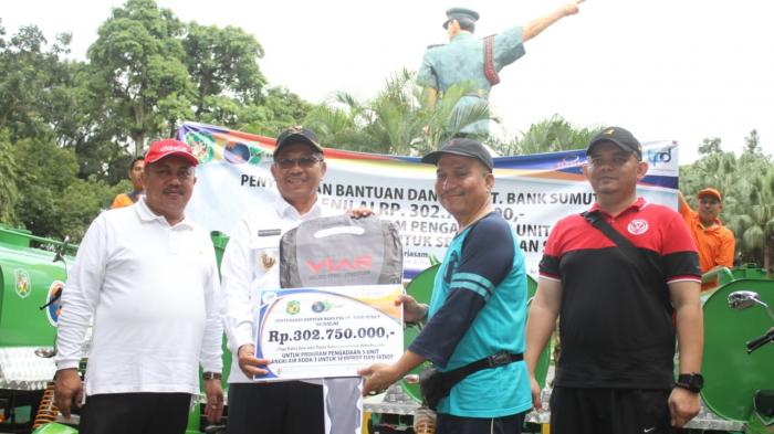 Bank Sumut Telah Salurkan Dana CSR Sebesar Rp 2,4 Miliar untuk Bantu Pemko Medan