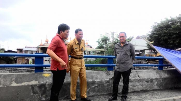 Siaga Banjir, Pj Walikota Manado Pantau Pintu Air