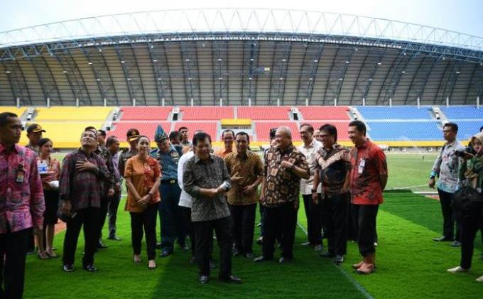 Jajal Bowling dan Rumput di Jakabaring, JK Optimis Persiapan Asian Games Selesai Tepat Waktu - wapresIMG-20171207-WA0048.jpg