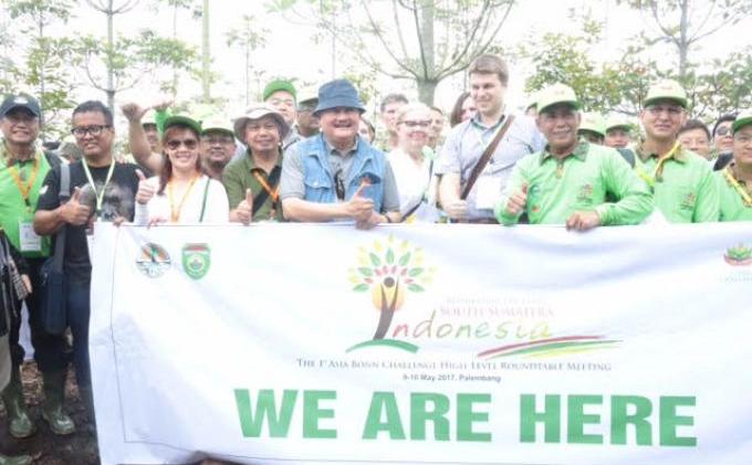 Tuan Rumah Bonn Challenge, Gubernur Sumsel Banjir Pujian - anoe1.jpg