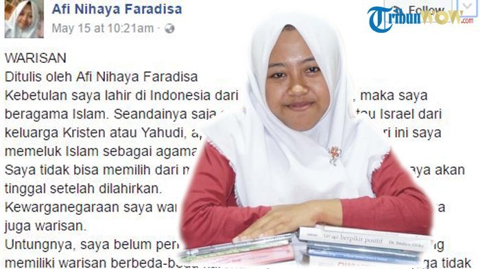 Afi Nihaya Faradisa (Facebook/Afi Nihaya Faradisa)