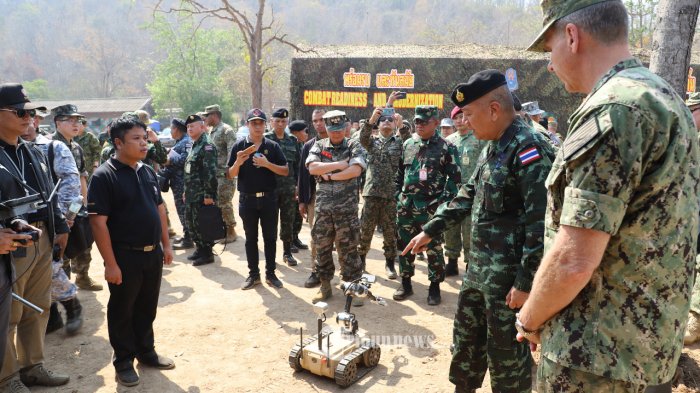 Asops Panglima TNI Tinjau Calfex Cobra Gold 2019 Libatkan Prajurit TNI di Thailand.