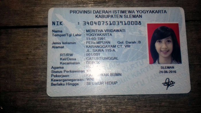 Tribunnews/ KTP korban