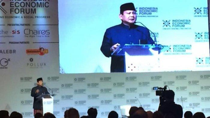 Calon wakil Presiden nomor urut 02, Prabowo Subianto