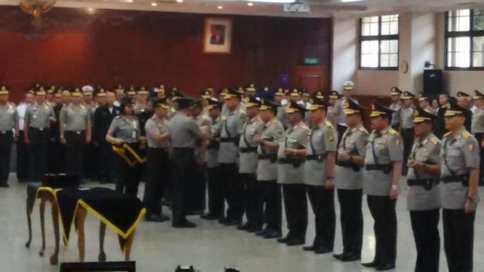 Kapolri Pimpin Apel Sertijab Kabareskrim dan Sejumlah Kapolda 