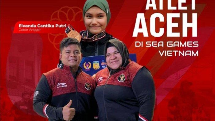 Tiga atlet terbaik Aceh dipastikan memperkuat Kontingen Indonesia di arena SEA Games Hanoi, Vietnam mulai 12 hingga 23 Mei 2022 mendatang. Trio Tanah Rencong itu terdiri dari dua lifter, Nurul ‘Amel’ Akmal, Muhammad Zul Ilmi, serta atlet cabang anggar, Elvanda Cantika Putri