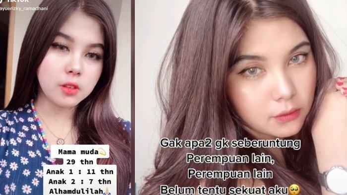Ayue Rizky Ramadhani masih berusia 29 tahun punya 2 anak (TikTok @ayuerizky_ramadhani)