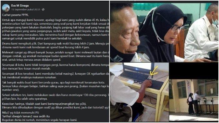 Curhat viral guru honorer tak lulus ujian PPPK.
