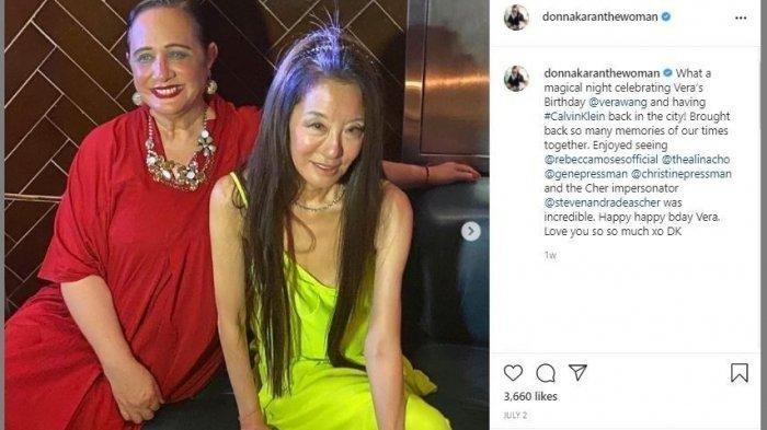 Foto wajah asli Vera Wang
