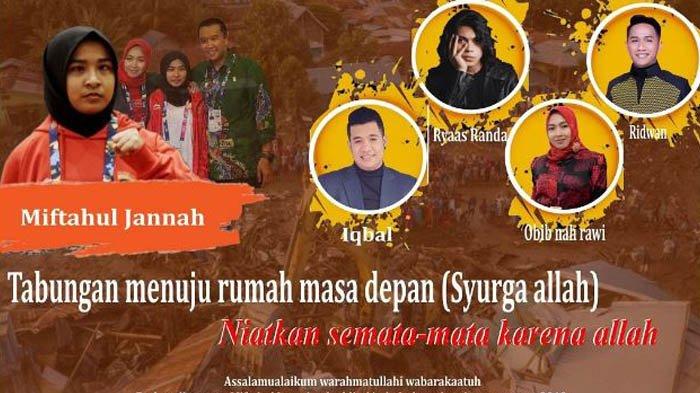 Miftahul Jannah Atlet Blind Judo Asal Abdya Bersama Penyanyi Dangdut Galang Donasi untuk Banjir NTT