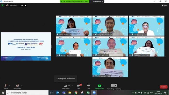 ntisipasi Pandemi,
FIFGROUP Luncurkan Dana Bergulir Untuk 588 UMKM Bersama 4 Lembaga Astra
