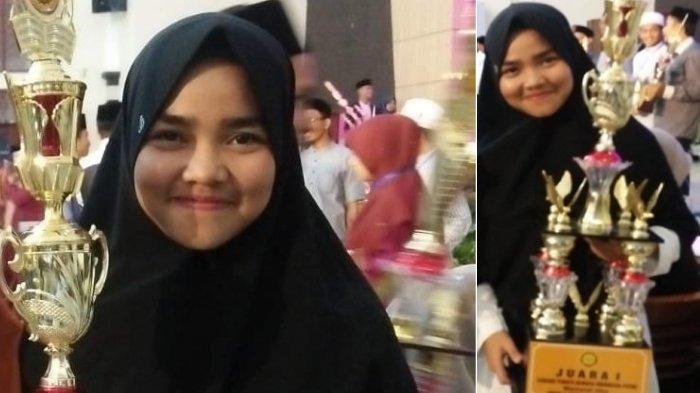 Safinalia, santri santri kelas enam Dayah Terpadu Inshafuddin Banda Aceh.