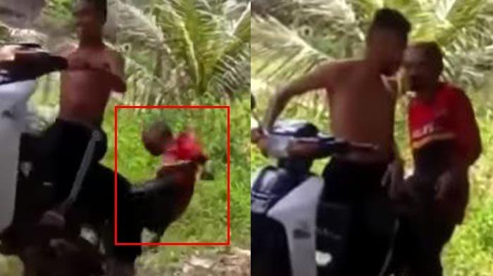 Postingan terkait pemuda jumping motor sampai orang tua jatuh diunggah oleh pengguna Facebook Info Roadblock JPJ/POLIS, yakni fanpage Facebook Polisi Malaysia.