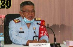 KAKANWIL MALUKU_ kepala Kantor Kemenkum HAM Maluku Andi Nurka di sebuah acara sosialisasi hukum di Ambon tahun 2020 lalu.