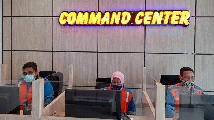 Command Center PLN ULP Ambon Kota, Jumat (28/5/2021).