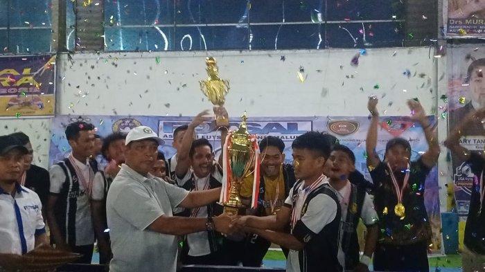 Dinasti FC jadi kampiun Liga Futsal Nusantara Maluku.