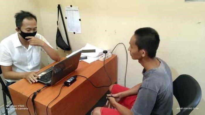 Hendra diringkus Satuan Reserse Kriminal Polsek Cambai