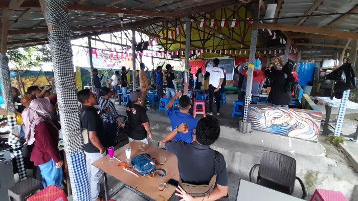 Perayaan Milad ke-16 tahun FPPI Ambon yang digelar di Cafe Alfath, Kebun Cengkeh, Kota Ambon, Minggu sore (27/12/2020).