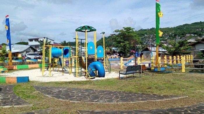 Salah satu sudut Taman di RTH Wainitu, Ambon