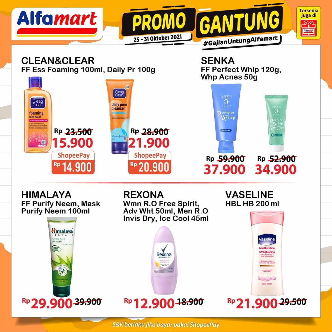 Promo Gantung 25-31 Oktober 2021