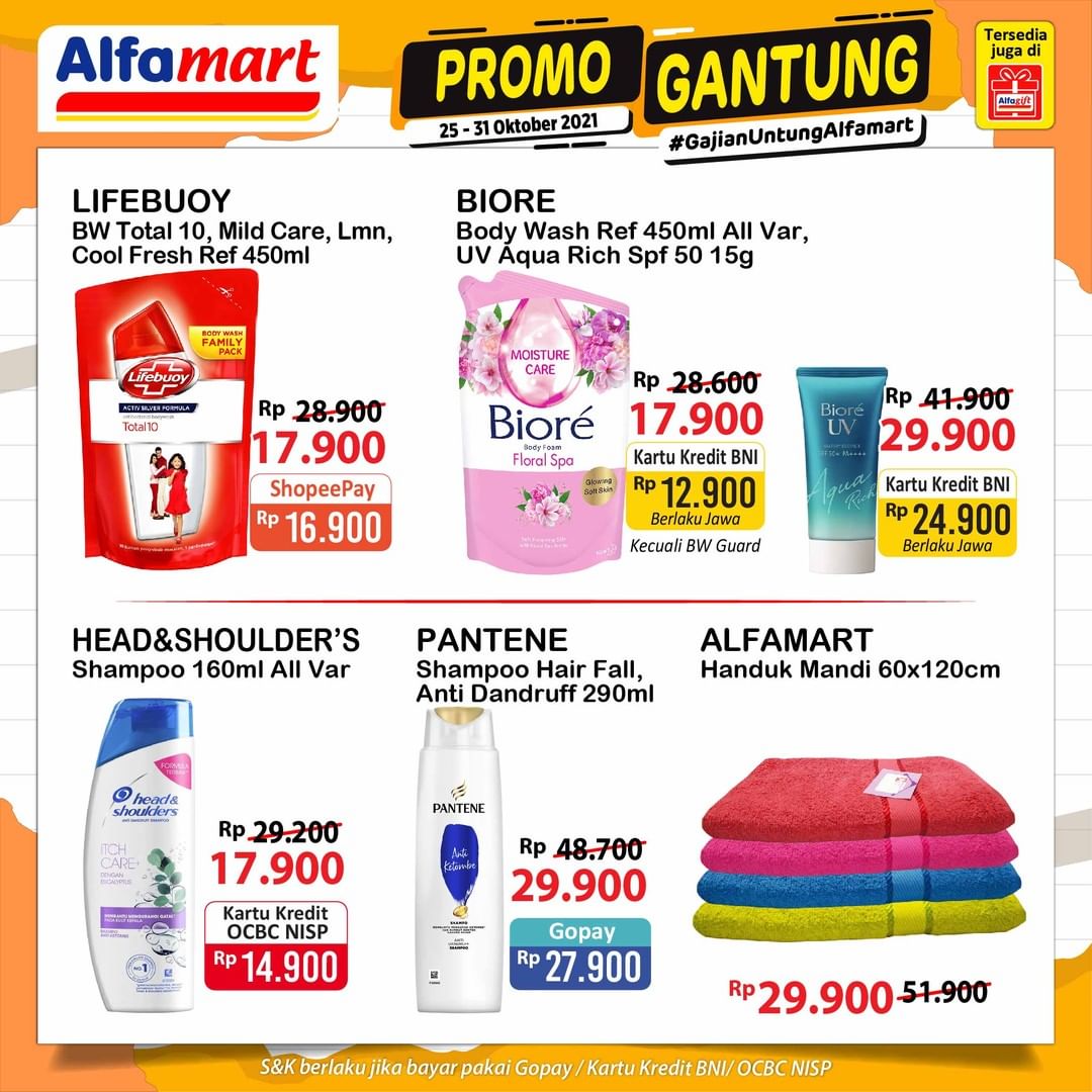 Promo Gantung 25-31 Oktober 2021