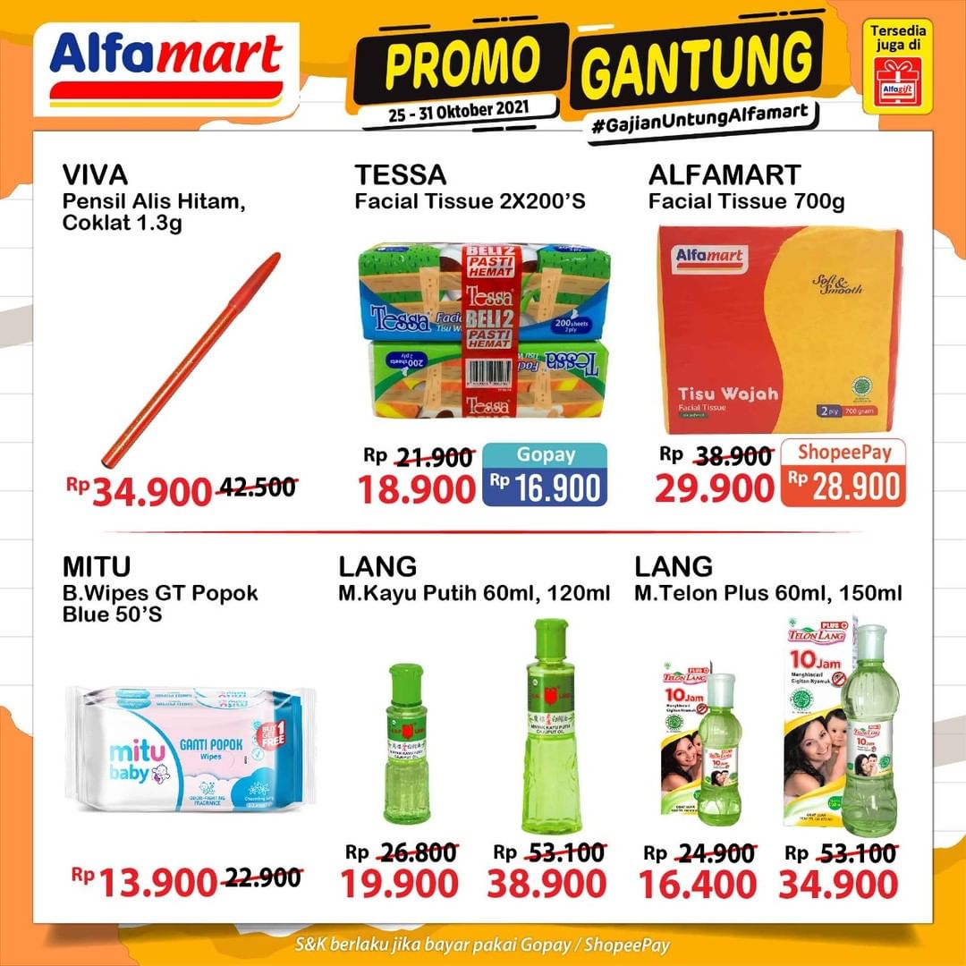 Promo Gantung 25-31 Oktober 2021