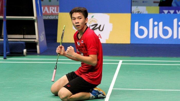 Kunlavut Vitidsarn wakil Thailand peringkat delapan dunia.