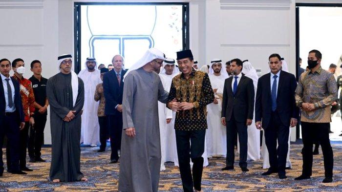 Presiden Jokowi dan Presiden MBZ di Masjid Raya Sheikh Zayed