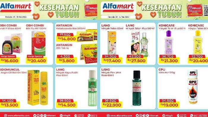 Promo Kesehatan Tubuh Alfamart 01-15 Mei 2022