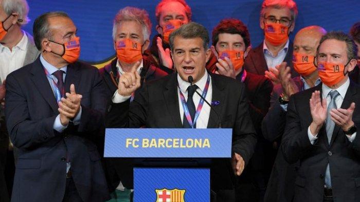 Joan Laporta terpilih kembali sebagai presiden Barcelona seusai pemungutan suara yang berlangsung pada Minggu, 7 Maret 2021. Laporta pernah menjabat sebagai presiden Barcelona antara 2003 dan 2010.