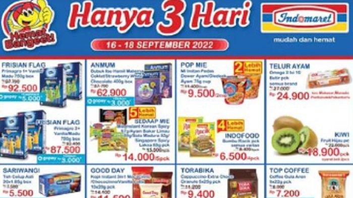 Promo JSM 16-18 September 2022, memberikan banyak keuntungan dan diskon nih Tribunners!
Ada banyak diskon lho di Promo JSM Alfamart dan Indomaret.
Jangan lewatkan ya, apalagi harga minyak goreng diskon dan murah meriah.
Dijamin Tribunners gak bakal rugi deh.