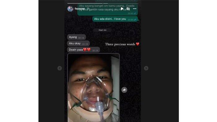 Kekasih Cahya Supriadi ungkap kondisi terkini kiper andalan Timnas U-20 Indonesia dan Persija Jakarta seusai dilarikan ke rumah sakit setelah bertubrukan dengan Beri di laga kontra Timnas U-20 Hongkong, Jumat (16/9/2022).