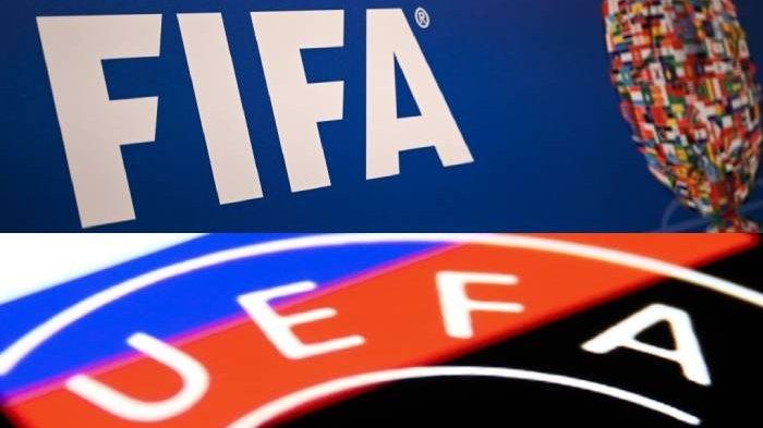 Ilustrasi FIFA dan UEFA.