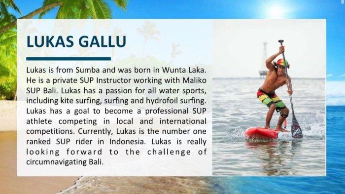 Lukas Gallu mengatakan, angin merupakan kendala utama dalam melakukan challenge ini.
Bahkan Lukas Gallu mengaku sempat menangis di tengah perjalanannya.