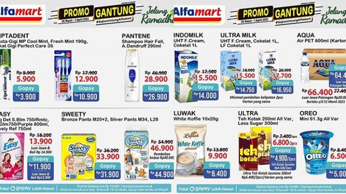 MASIH BERLANGSUNG promo JSM Alfamart 29 Maret 2021, banyak diskonan susu, popok, hingga snack bayar pakai Gopay.
