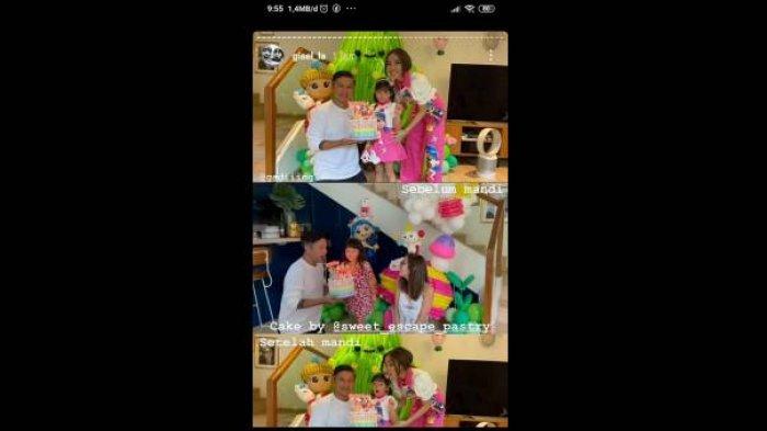Momen ulang tahun Gempi.