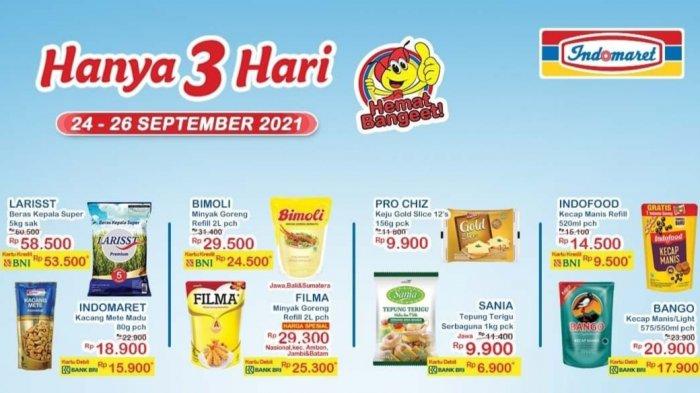 MURAH MERIAH, Promo Beras Minyak Goreng hingga Deterjen di Alfamart & Indomaret 24-26 September 2021