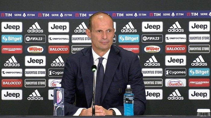 Pelatih Massimiliano Allegri memberikan keterangan dalam konferensi pers jelang laga Lecce vs Juventus dilanjutan Serie A Liga Italia pekan 12, Jumat 28 Oktober 2022. Selain menjawab soal persiapan pertandingan Lecce vs Juventus, Allegri juga memberikan tanggapannya soal kegagalan Bianconeri menembus ke babak 16 besar Liga Champions.