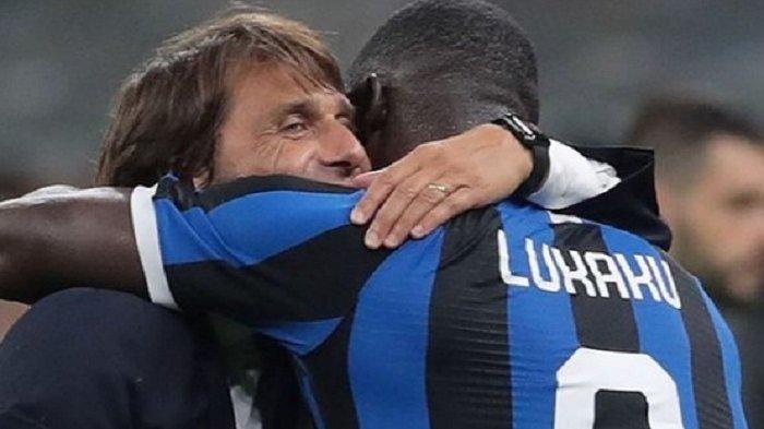 Perpisahan Haru Romelu Lukaku Pada Antonio Conte Usai Inter Milan Mengakhiri Karir Kepelatihannya.
