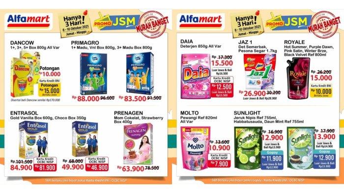 Jangan Terlewat! Promo JSM Alfamart Hari Ini 10 Oktober 2021, Primagro Rp 88.000, Sunlight Rp 12.900