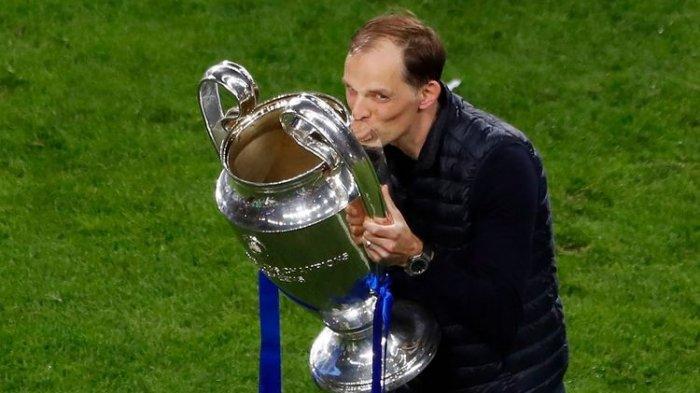 Thomas Tuchel sukses mengantar Chelsea menjadi juara Liga Champions 2020-2021 dengan mengalahkan Manchester City pada partai final di Stadion Dragao, Porto, pada Minggu, 30 Mei 2021 dini hari WIB.