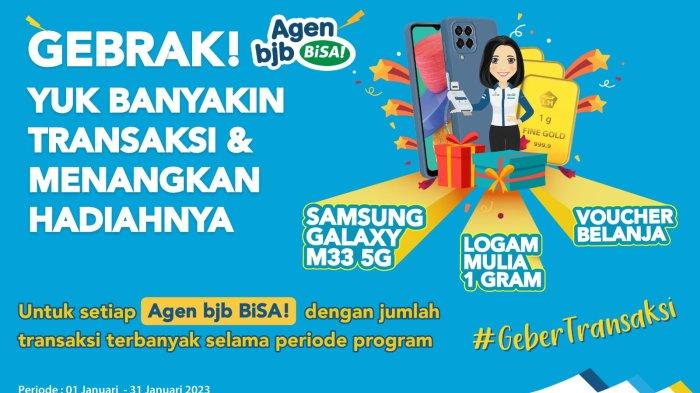 Karena, Bank BJB telah menyiapkan program khusus bagi anda para agen.
Program ini diperuntukkan bagi ratusan agen bjb BiSA mendapatkan voucher belanja Rp100.000.Karena, Bank BJB telah menyiapkan program khusus bagi anda para agen.
Program ini diperuntukkan bagi ratusan agen bjb BiSA mendapatkan voucher belanja Rp100.000.