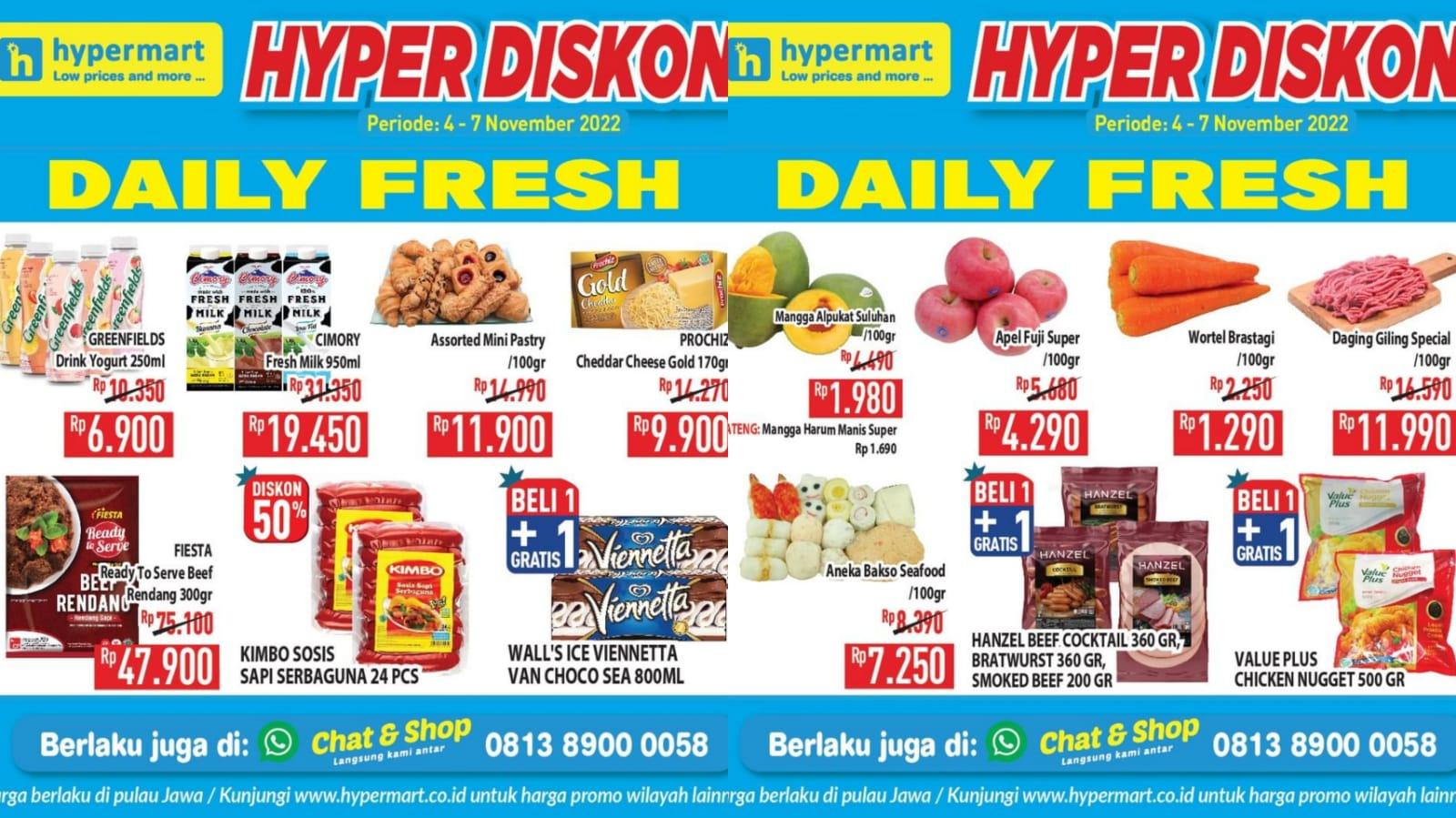 BARU! Promo JSM Hypermart 4-7 November 2022, Molto Rp 21.890, Sambal ABC Rp 11.500