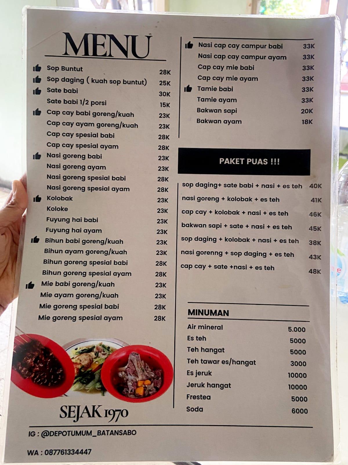 Menu Makanan Depot Umum - Sudah buka sejak Tahun 1970, membuat Depot Umum yang berlokasi di Jalan Pulau Beliton, Denpasar menjadi salah satu tempat makan khas Chinese yang legend - Kuliner Bali, Depot Umum Buka Sejak Tahun 1970, Jual Masakan Chinese, Sering Dikunjungi Pejabat