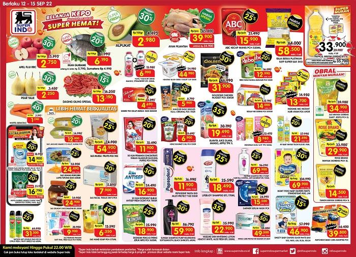 Promo Superindo Hari Ini 15 September 2022, Indomie Kari Ayam 5 Pcs Rp 13.700, Mamy Poko Rp 69.900