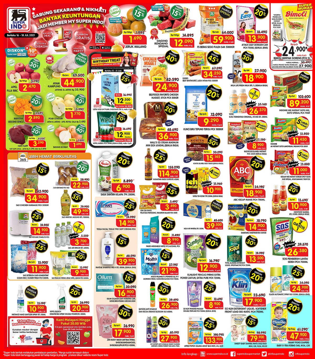 Katalog Promo JSM Superindo 16-18 Juli 2021.