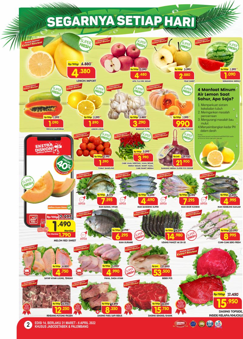 Katalog Promo Superindo 31 Maret - 6 April 2022