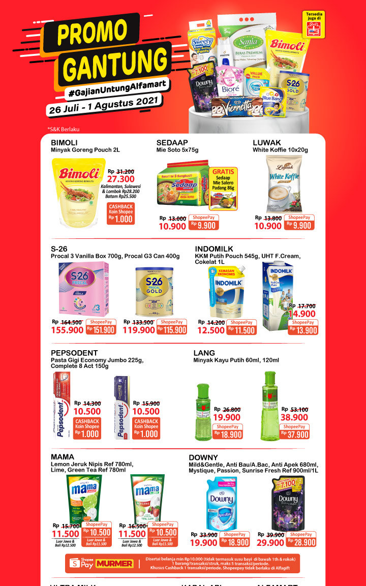 Promo Alfamart 27 Juli 2021.